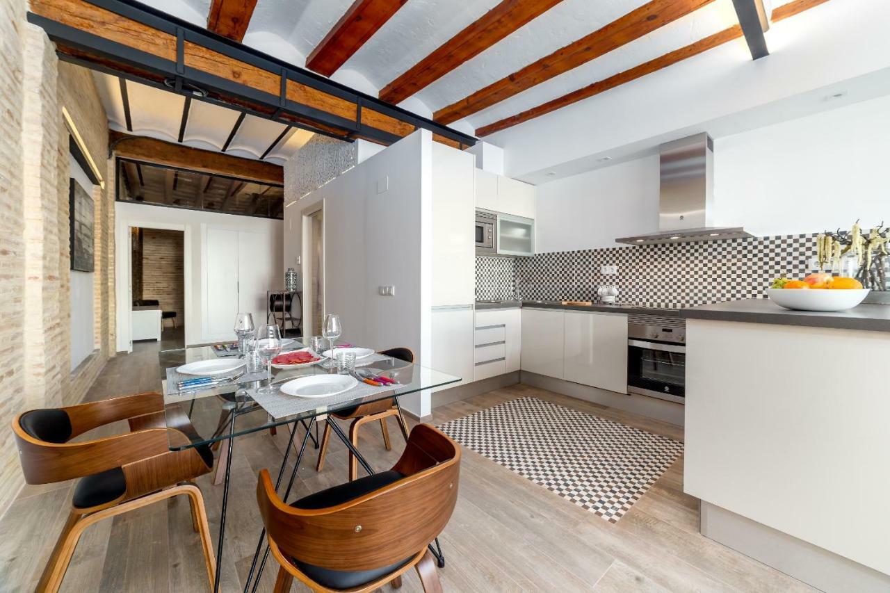 Florit Flats - Center Luxurious 1Br 1Ba Terrace Wi-Fi Ac Apartment Valencia Exterior photo